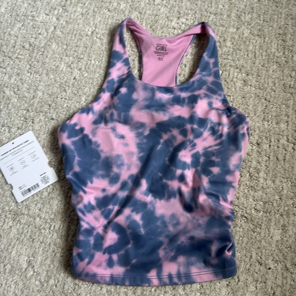 Athleta kids XL power up spacedye tank